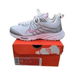 Nike Womens Air Shoo In Sneakers 315315-161 White Pink Gray Metallic 7.5 New